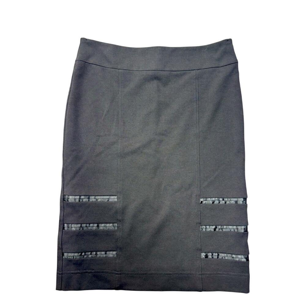 Rodika Zanian EU 36 US 6 / 8 Black Classic Formal Mini Pencil Skirt Professional